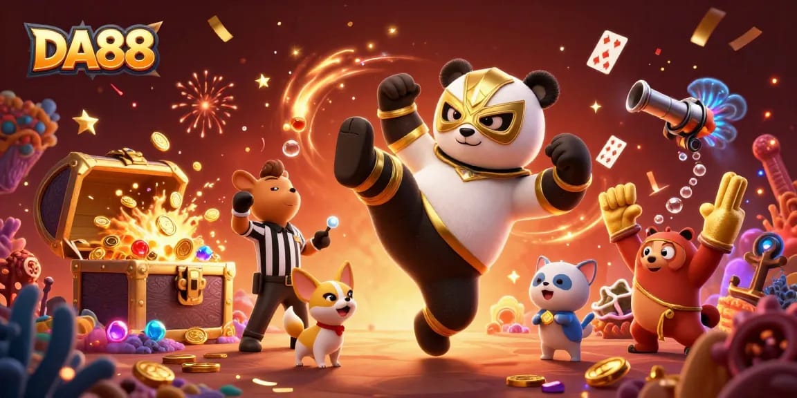 Experience DA88's thrilling gambling action with vibrant characters and explosive treasure!