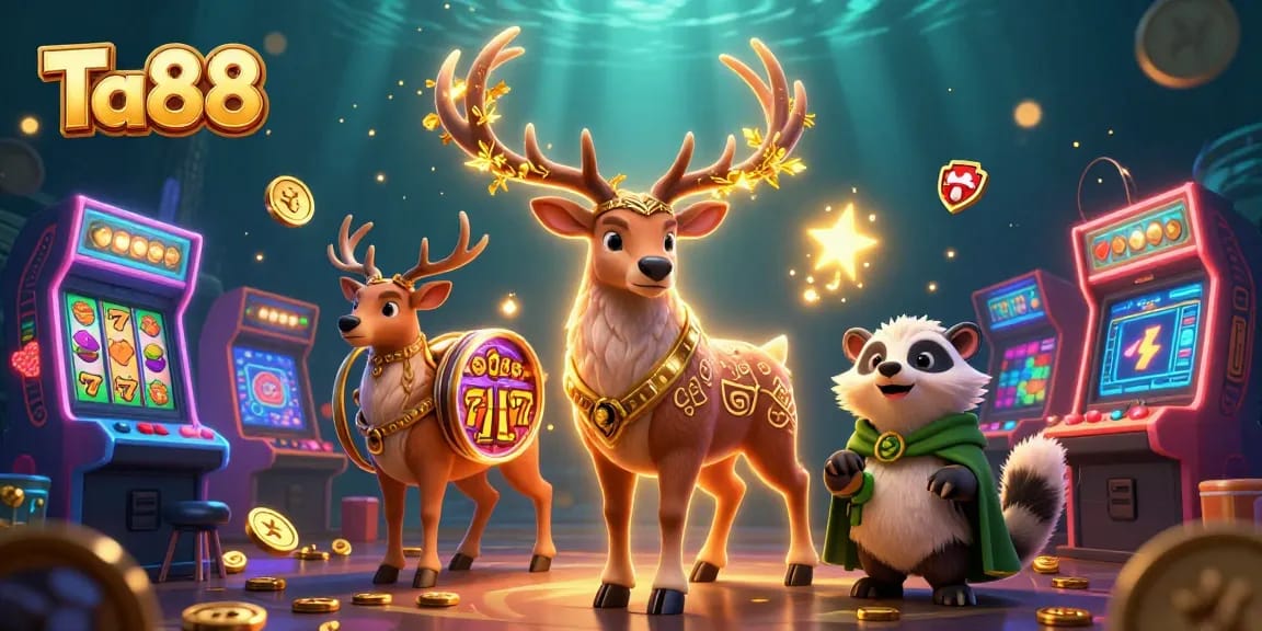 Experience thrilling gaming at Ta88 with an enchanting druid and arcade-style slots!