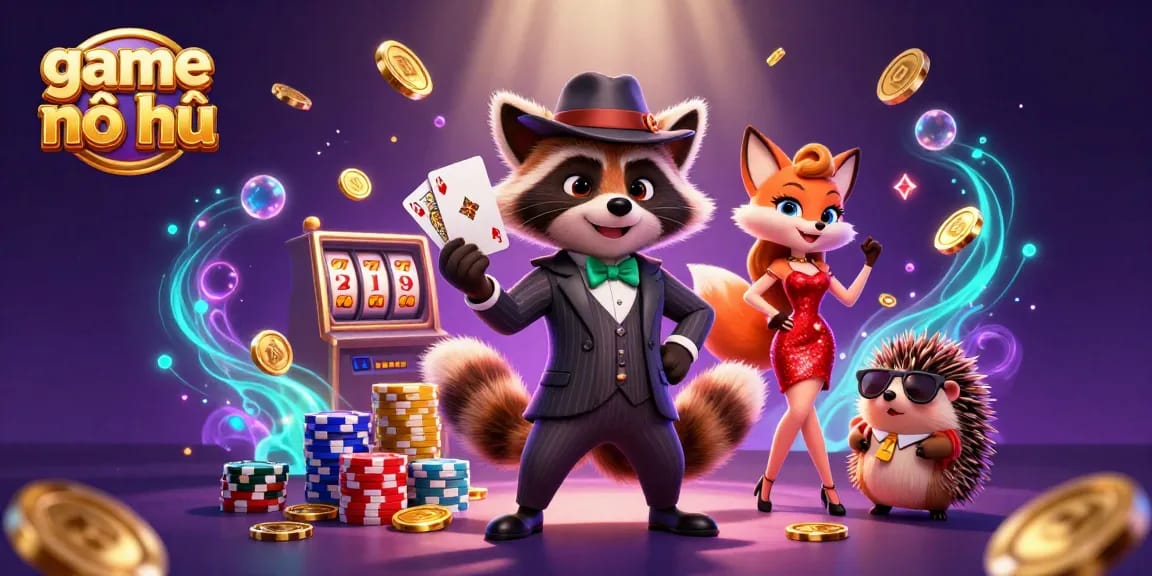 Experience game nổ hũ in an enchanting 3D casino world filled with vibrant characters and exciting elements.