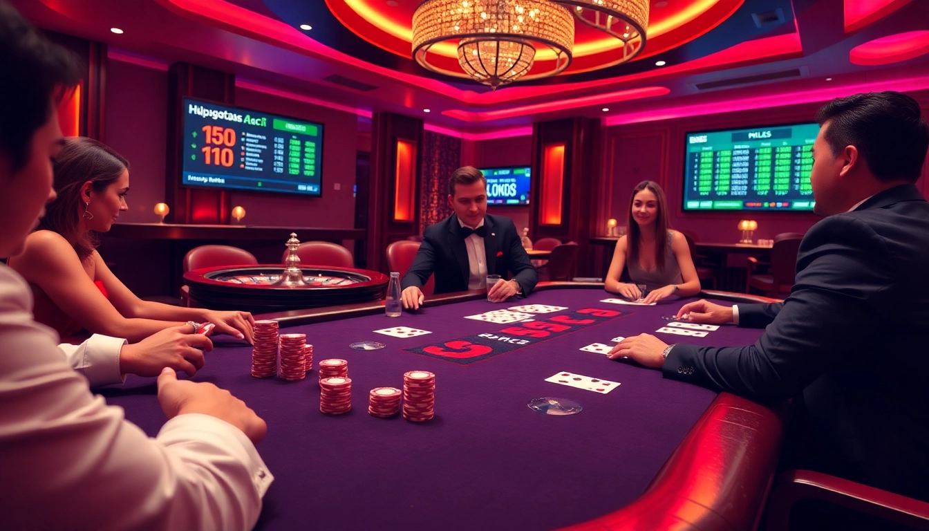 Experience thrilling gaming at https://goal123.ac/ with vibrant poker tables and professional dealers.