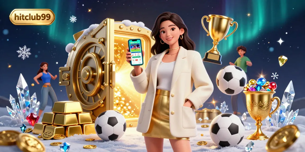 Engage with hitclub99 on a vibrant sports betting scene featuring rich gold imagery and dynamic action.