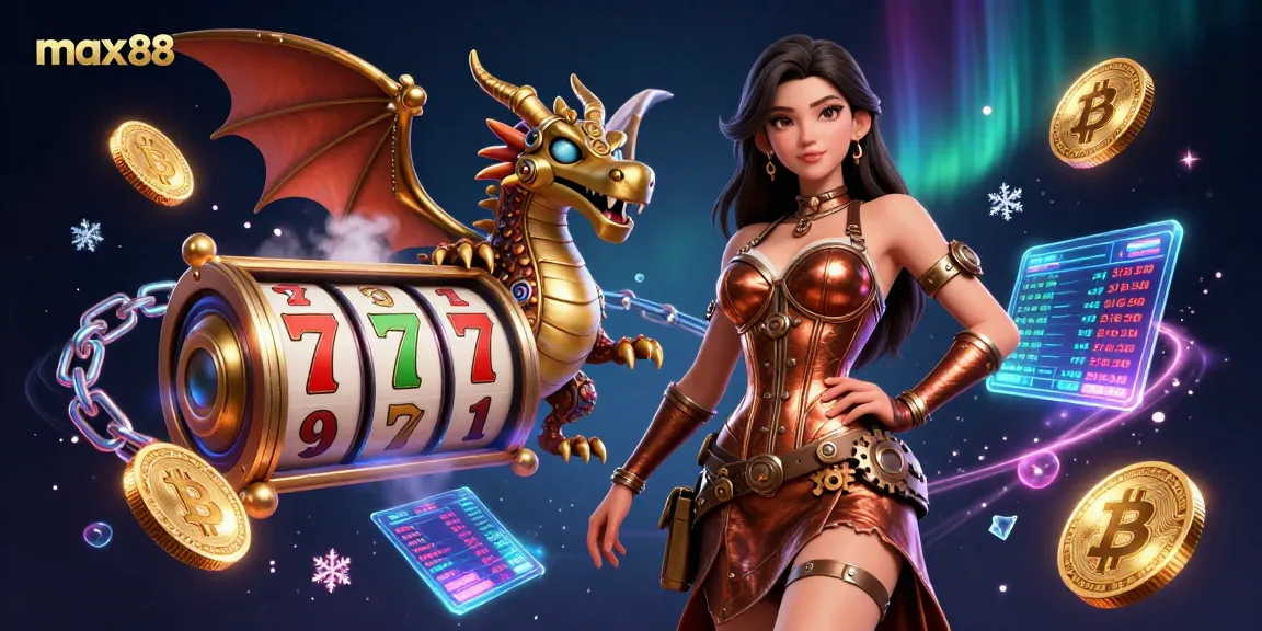 Experience the thrilling atmosphere of max 88, featuring steampunk elements and casino excitement.