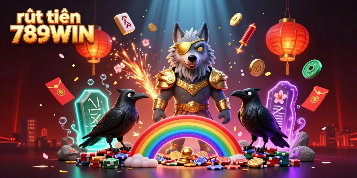 Experience exciting gameplay at rút tiền 789WIN with stunning casino-themed visuals featuring Odin and ravens.