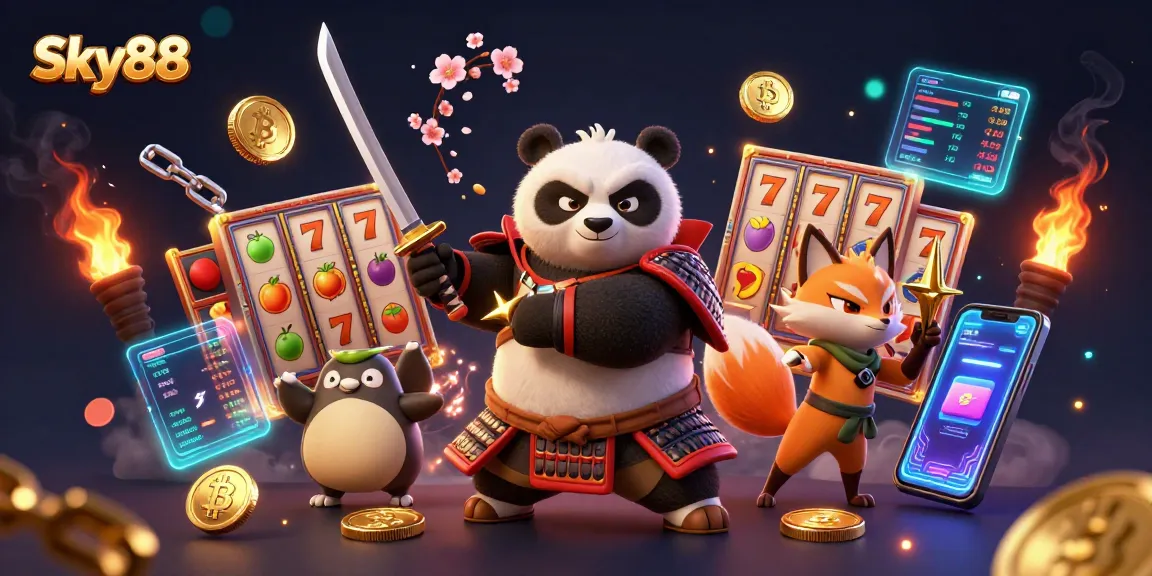 Spin to win at Sky88 with thrilling slot games and captivating character action!