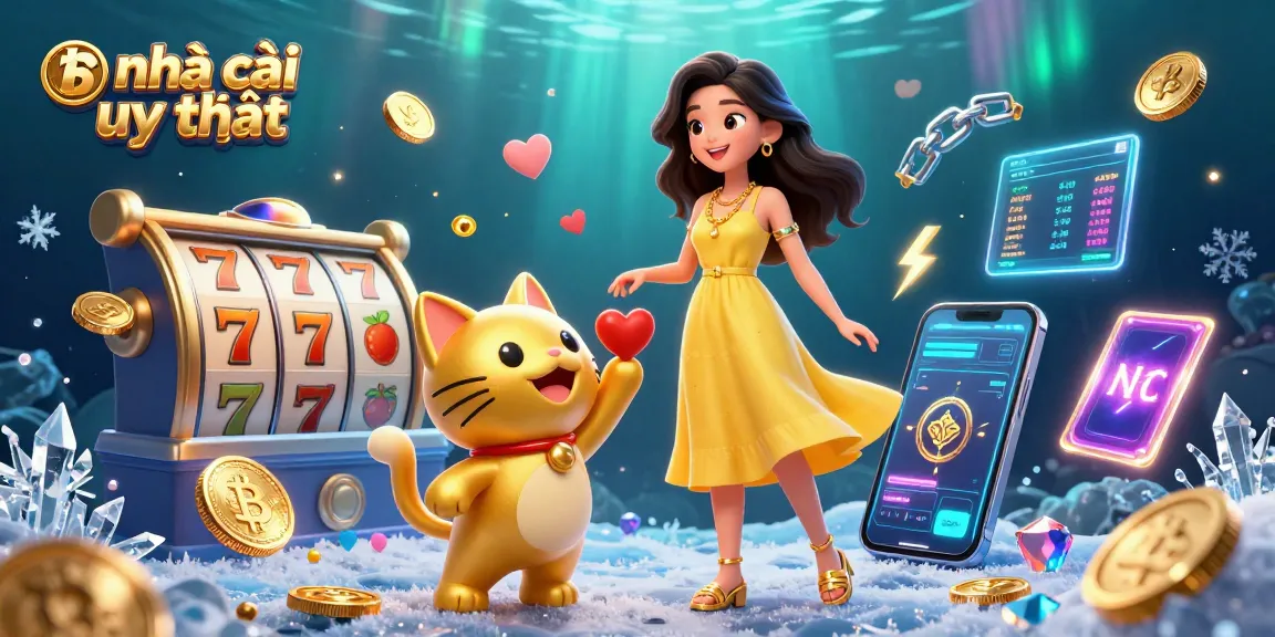 Engage with nhà cái uy tín through vibrant slots and gaming elements in an exciting casino scene.