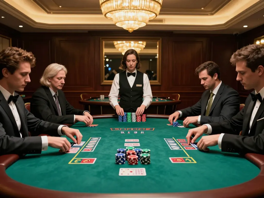 Engaging blackjack action at a casino table showcasing SC88 gameplay strategy