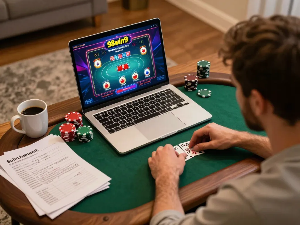 Experience dynamic online poker gameplay on 98win9 platform from the comfort of home.