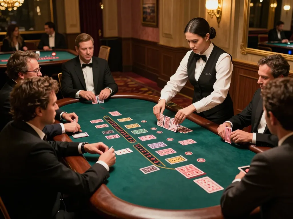 Players maximizing their strategies at a blackjack table in ku88it casino.