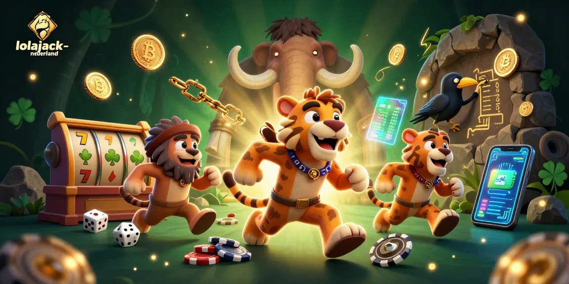 Experience exciting games at lolajack-nederland with a vibrant prehistoric casino scene.