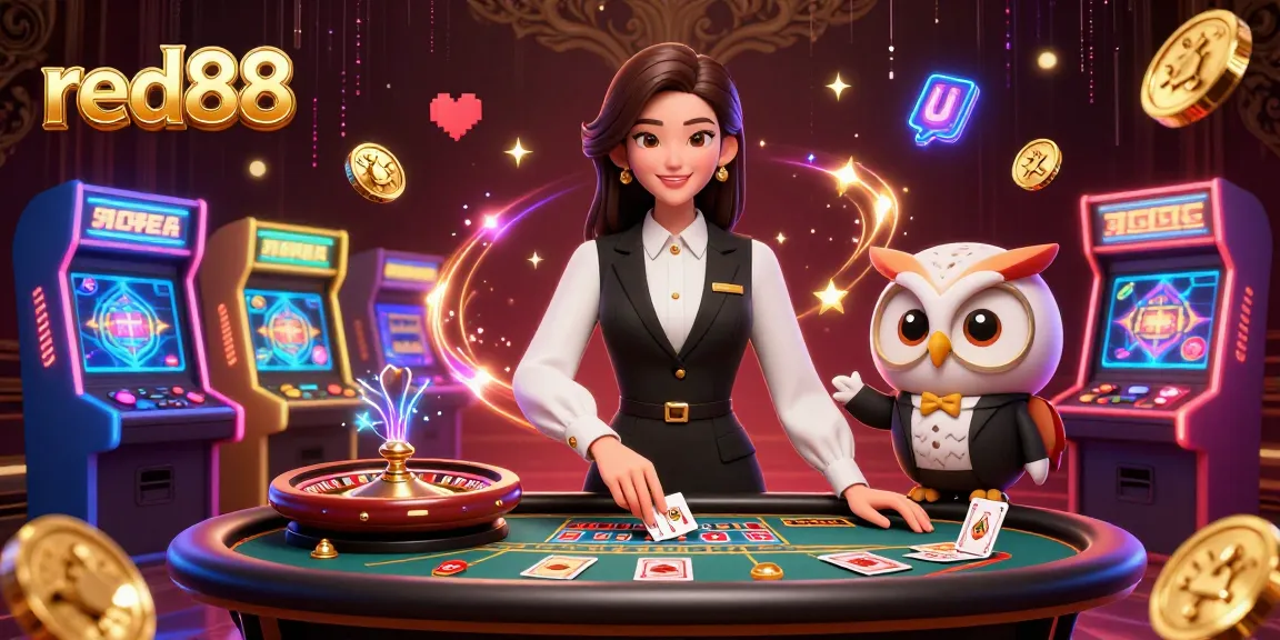Experience the excitement of red88 with live dealers, roulette, and vibrant casino games.