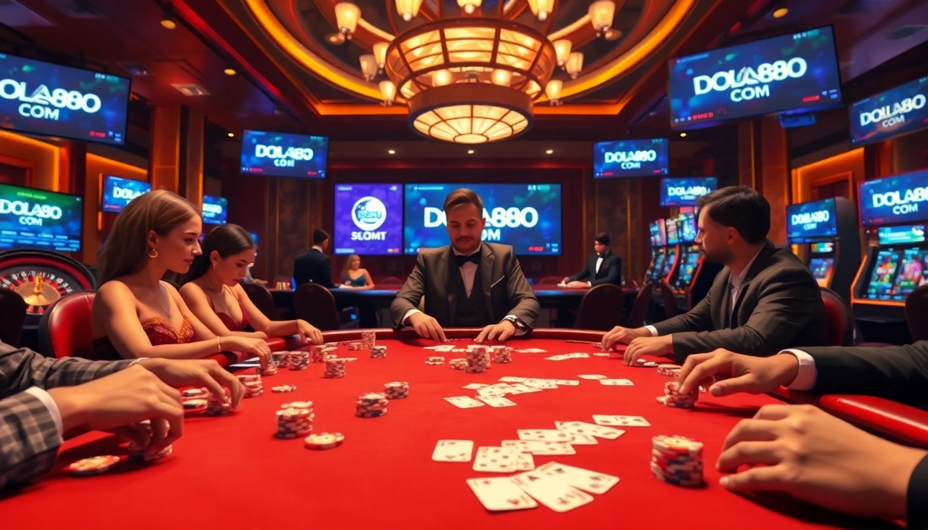 Experience high-stakes gambling at DOLA88 COM with thrilling poker action and exciting casino vibes.
