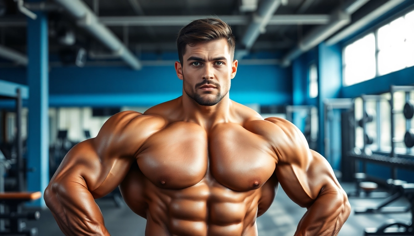 Drostabal-P Masteron Propionate, een bodybuilder toont kracht in een moderne sportschool