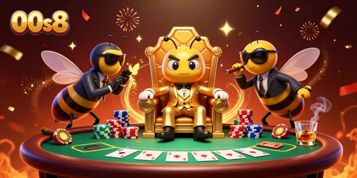 Experience high-stakes poker action with 00s8 in this vibrant, dynamic casino scene.