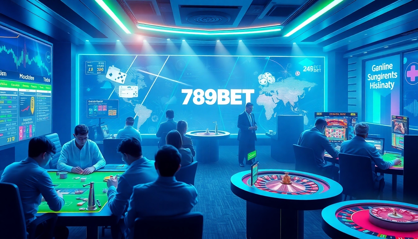 Dynamic online gaming scene at 789b, featuring poker, sports betting, and engaging player interactions.