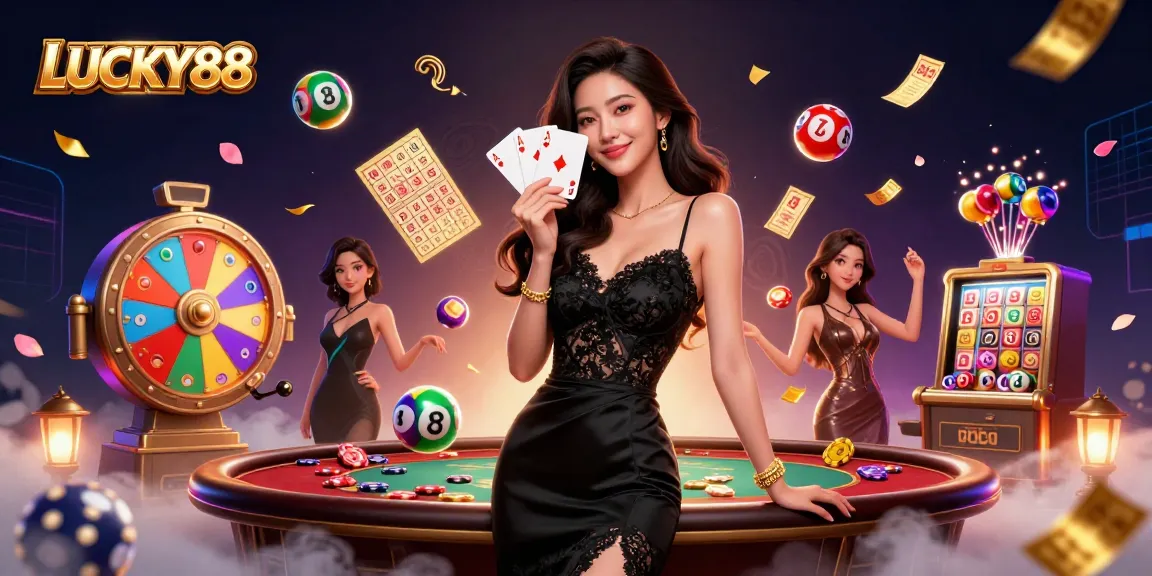 Experience winning strategies at LUCKY88 with elegant gameplay and vibrant casino elements.