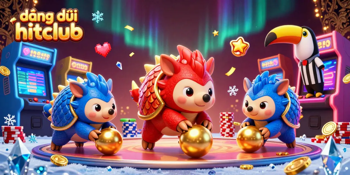 Engage in thrilling gameplay with đăng ký hitclub featuring vibrant pangolins in a casino setting.