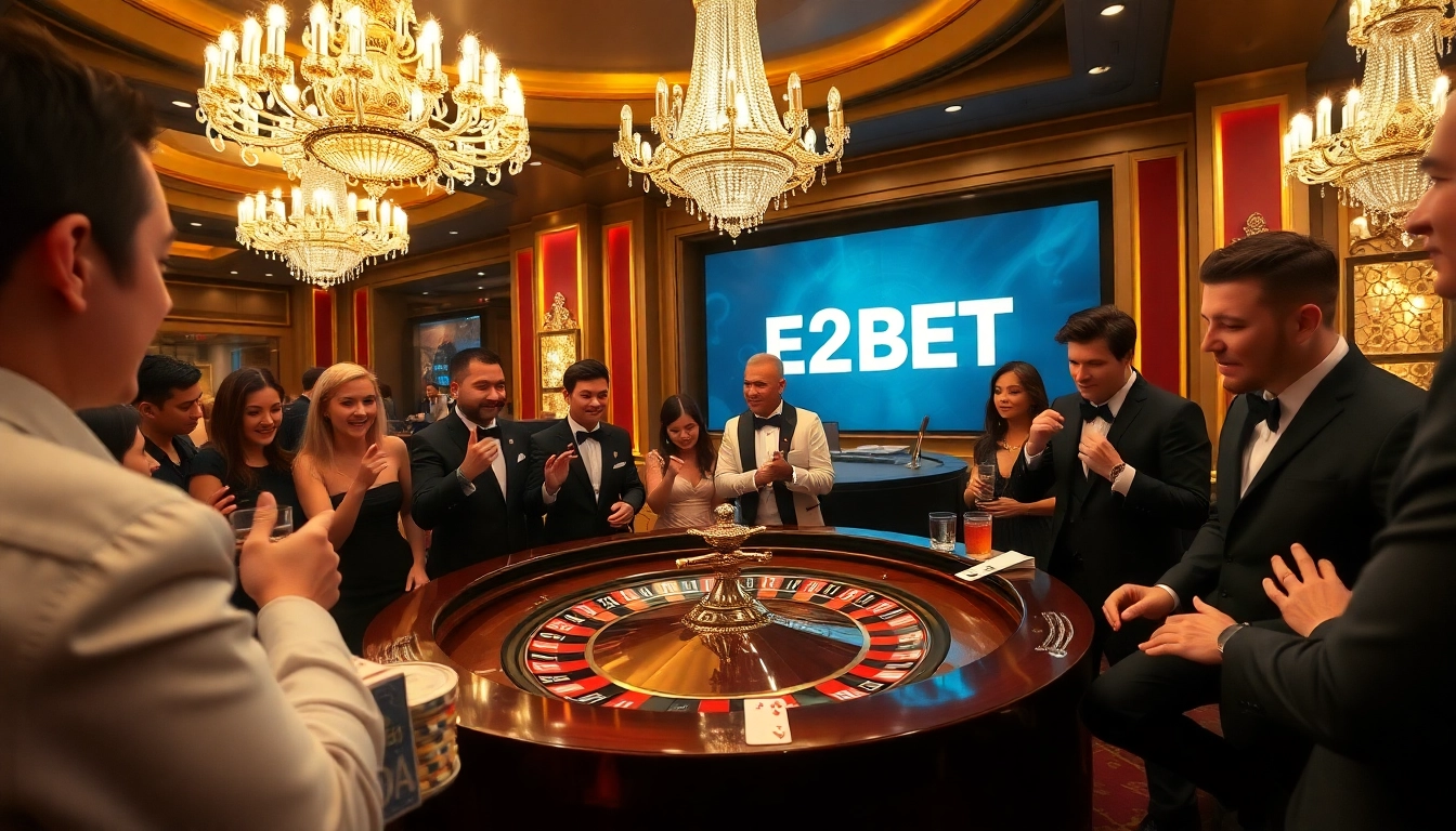 Experience excitement at E2BET with vibrant casino games and engaging betting action.