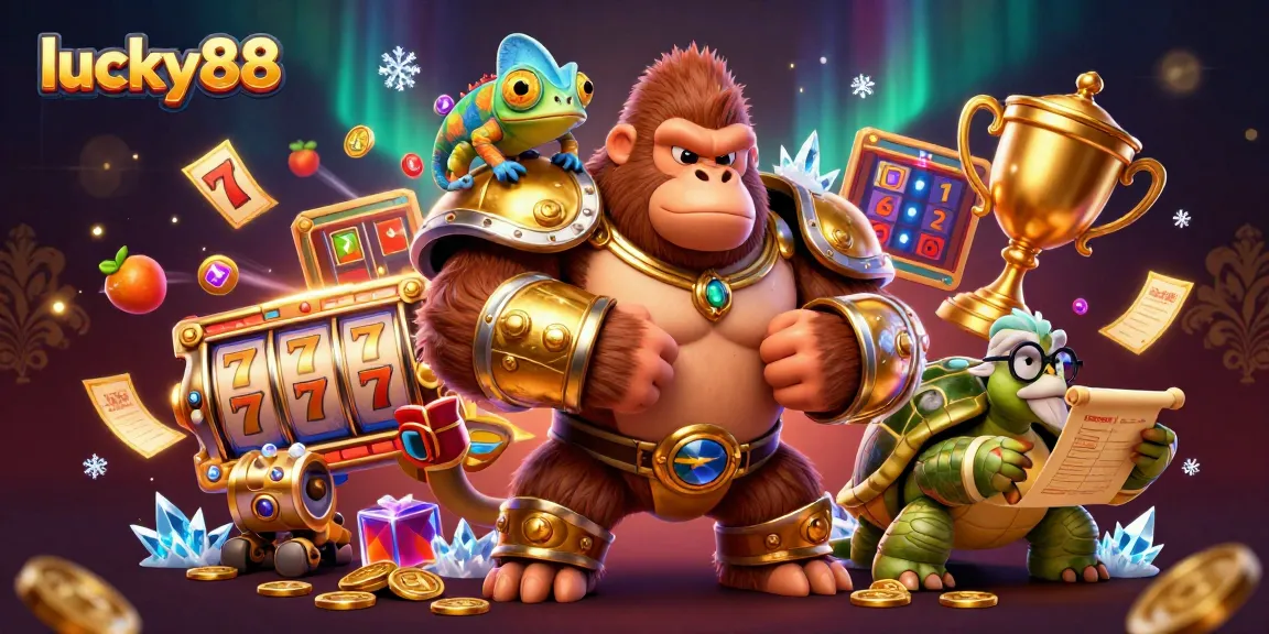 Experience exciting gameplay at lucky88 with vibrant 3D characters and dynamic casino elements in action.