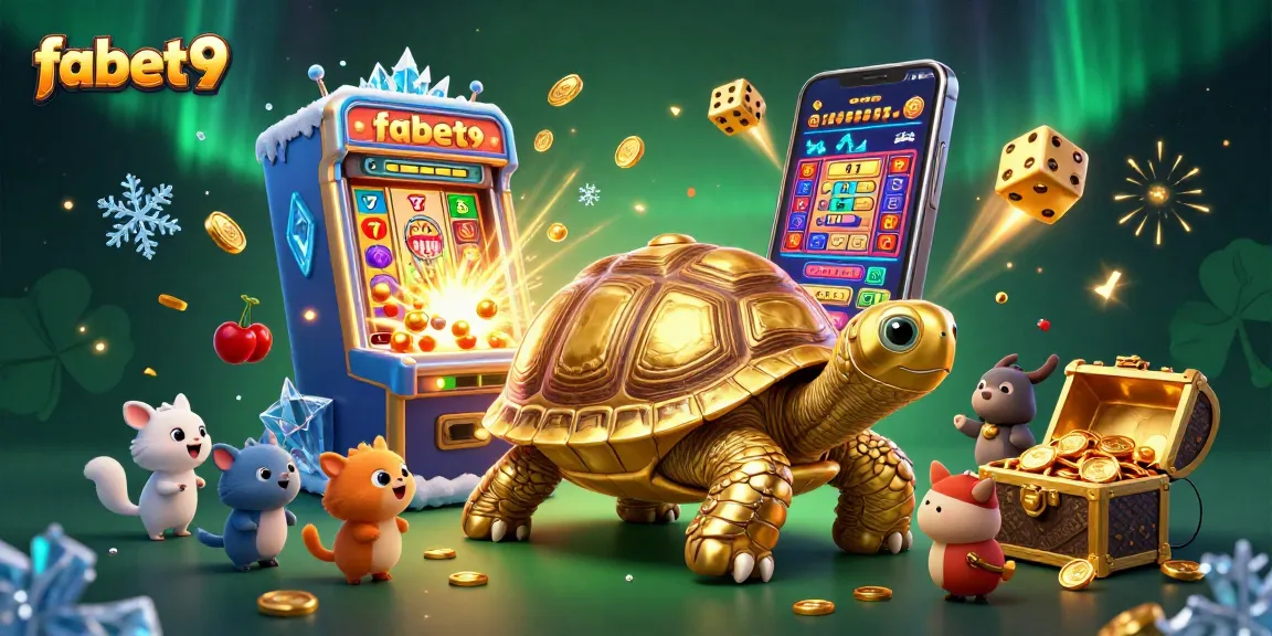 Experience thrilling casino fun with fabet9 featuring an exciting golden tortoise pinball machine and slot jackpots.