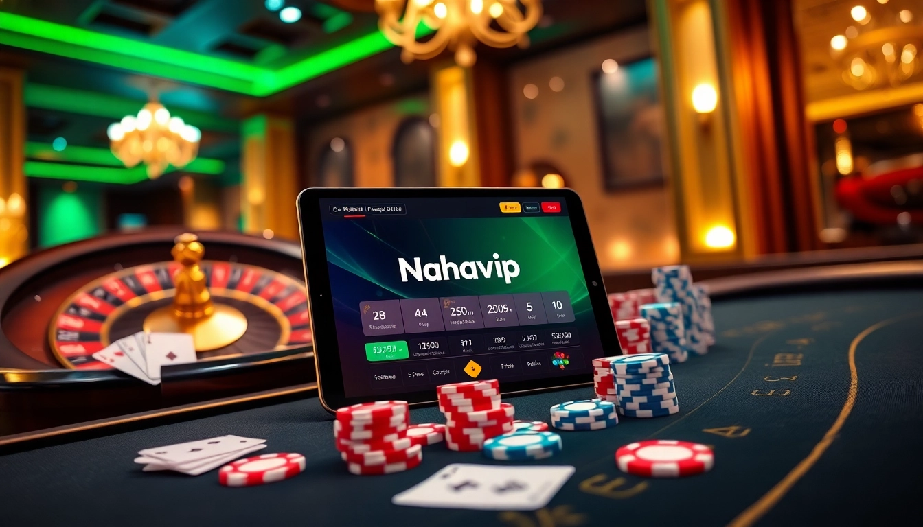 Experience the excitement of tải nhatvip with vibrant casino elements and modern gaming.