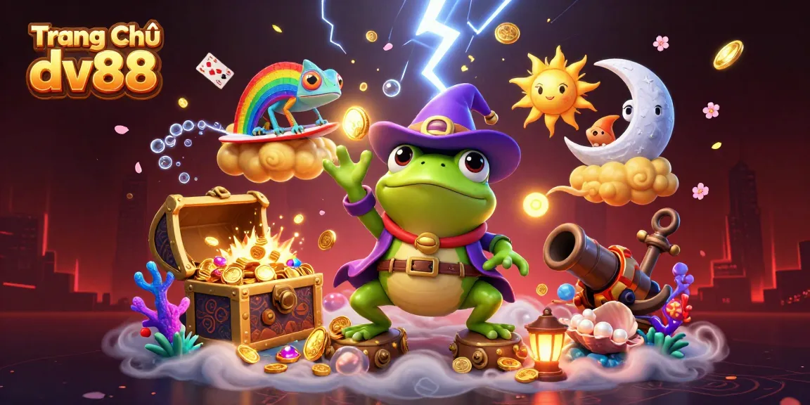 Join the thrilling action at Trang Chủ dv88, where golden coins rain down in a vibrant casino adventure!