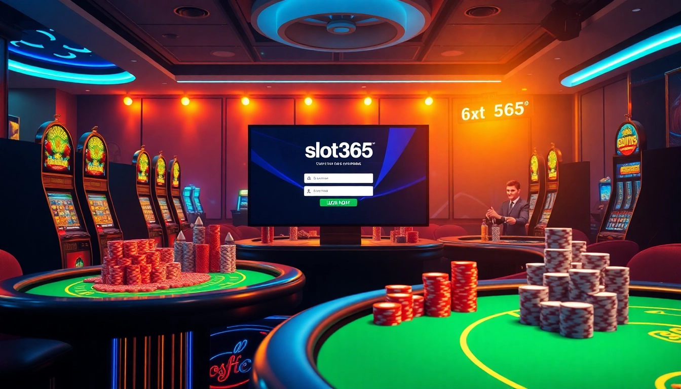 Experience the excitement of slot365 đăng nhập with vibrant casino visuals.