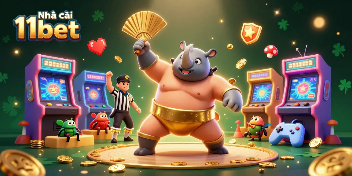 Experience the thrill at Nhà cái 11bet with dynamic gaming action and vibrant casino elements.