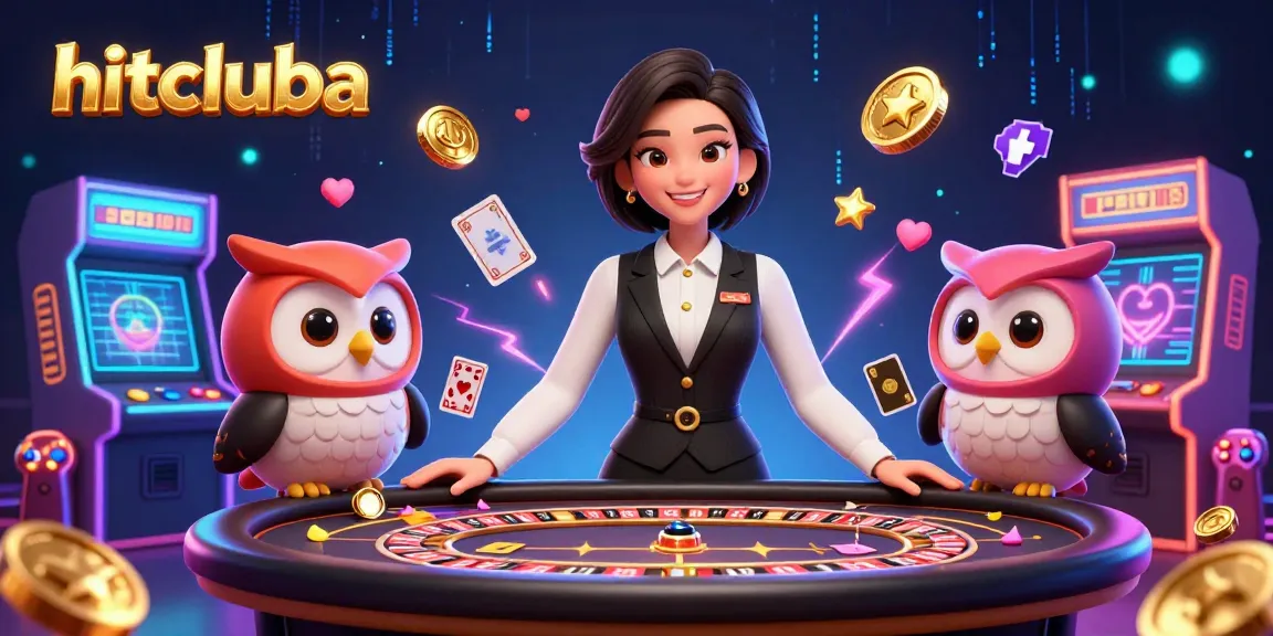 Experience the thrilling games at hitcluba with engaging dealers, roulette wheels, and vibrant game elements.