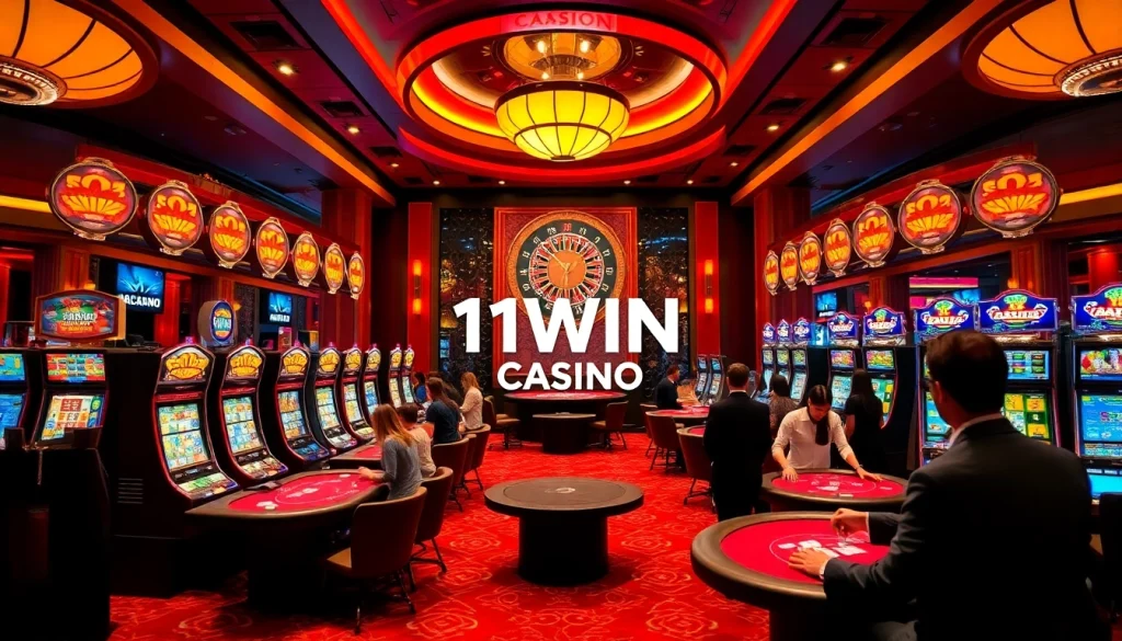 Experience the thrill of winning at 11WIN Casino with exciting games and vibrant atmosphere.
