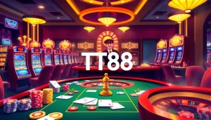 Experience the thrill of TT88 casino gaming with professional dealers and vibrant table games.