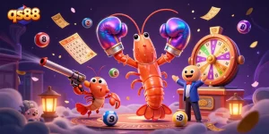 Experience exciting gameplay with qs88 lottery elements in a vibrant, animated casino scene.