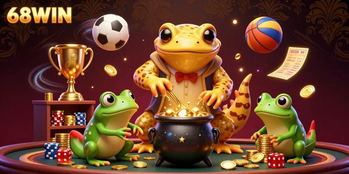 Bet big with 68WIN in a vibrant online casino filled with dynamic gaming excitement and golden rewards.