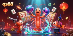 Engage with qs88's thrilling slot games featuring vibrant 3D animated characters and exciting casino elements.